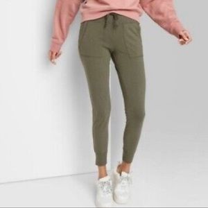 Wild Fable Olive Green Lightweight Joggers